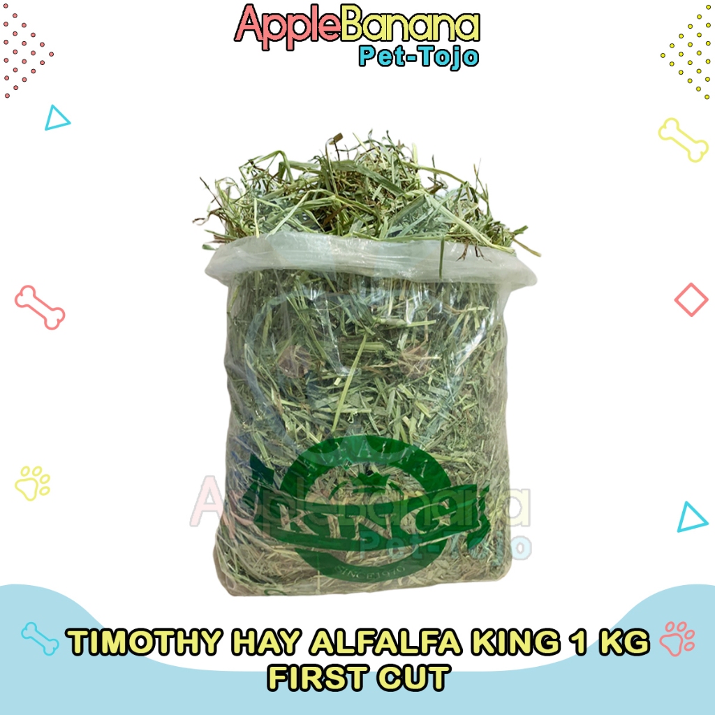 Jual Timothy Hay Alfalfa King 1 kg Rumput Kering Premium Serat Tinggi ...