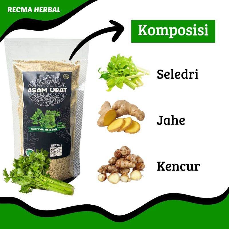 EKSTRAK SELEDRI ASAMURAT DAN HIPERTENSI 200gr