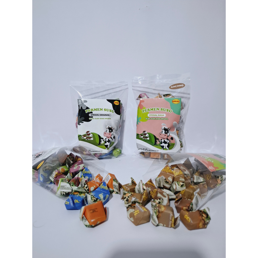 Jual Permen Susu Rasa Vanilla Kemasan Plastik / Cemilan Manis Oleh Oleh ...