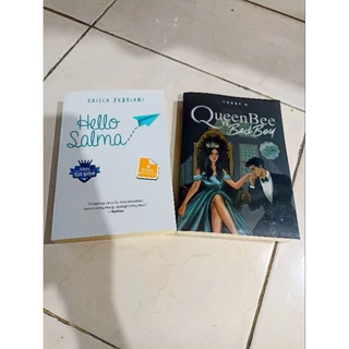 OBRAL BUKU MURAH ORIGINAL / NOVEL REMAJA / 1 PAKET 2 BUKU / HELLO SALMA / QUEEN BEE VS BAD BOY / ROMANCE / DEWASA / FIKSI /