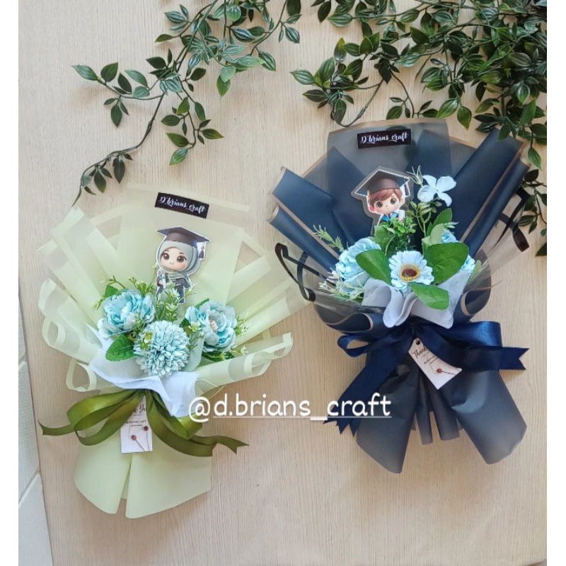 Jual Buket bunga Topper Wisuda Cewek Cowok | Shopee Indonesia