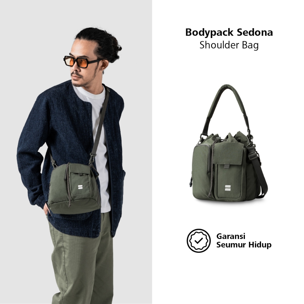 Jual Bodypack Sedona Basic Shoulder Bag Tas Selempang Travel Simpel ...