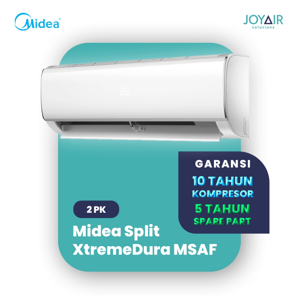 Jual Midea RAC Split Standard XtremeDura with HyperGraphfins R32 (2 PK ...