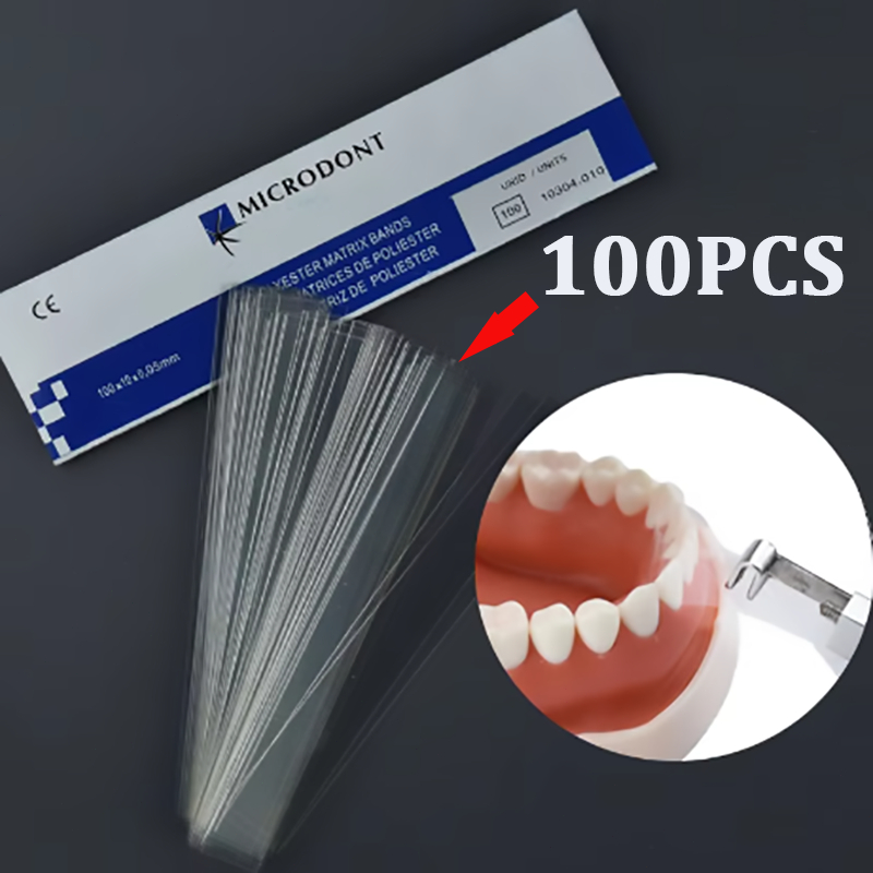 Jual 100pcs Dental Seluloid Celluloid Strip / Matrix Transparan ...