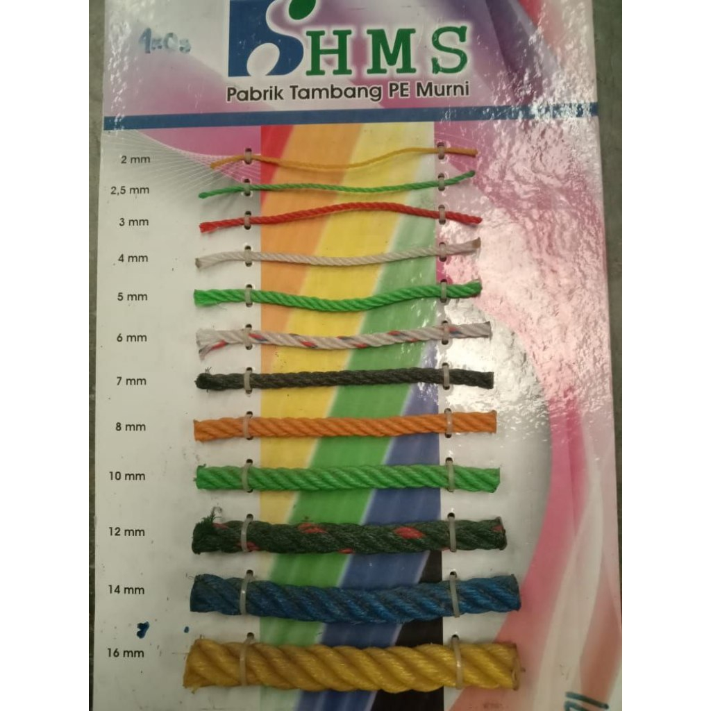 Jual Tambang PPD Compas Putih Bintik Per 100cm (1METER) | Shopee Indonesia