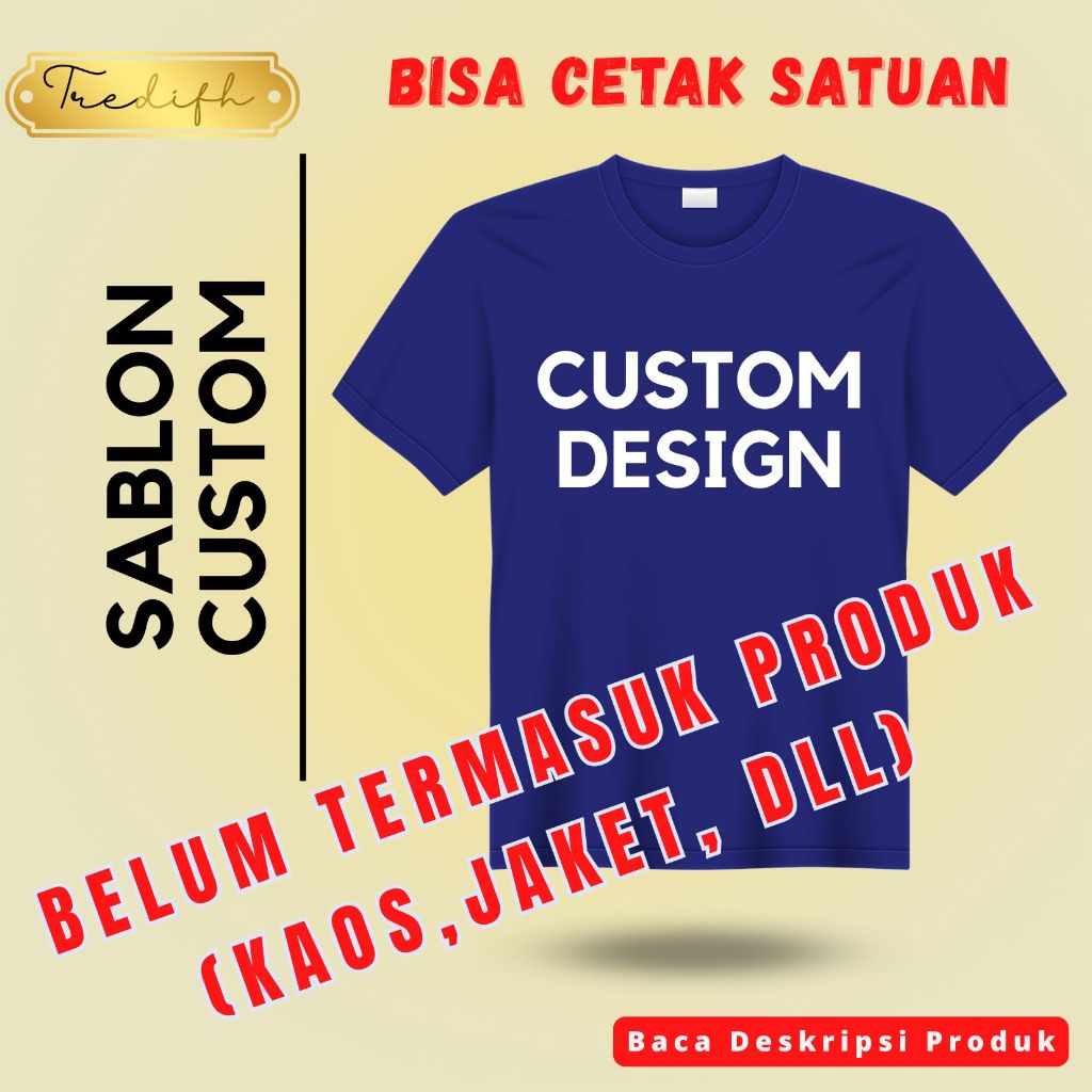 Jual Kaos Sablon Terlengkap & Harga Terbaru Juni 2026 | Shopee Indonesia