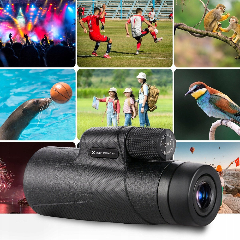 Jual K&F Concept Azot Monocular HD 10x42 Spooting Scope - IP65 for ...