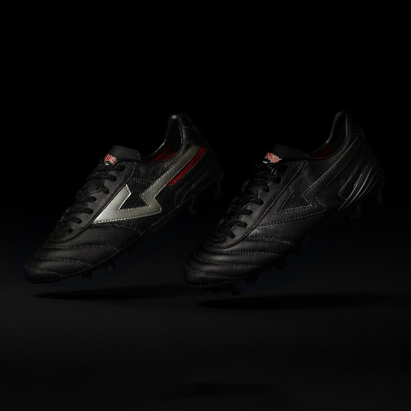 Jual Sevspo - Maestro Leather Series All Black Sepatu Bola Kulit Asli ...