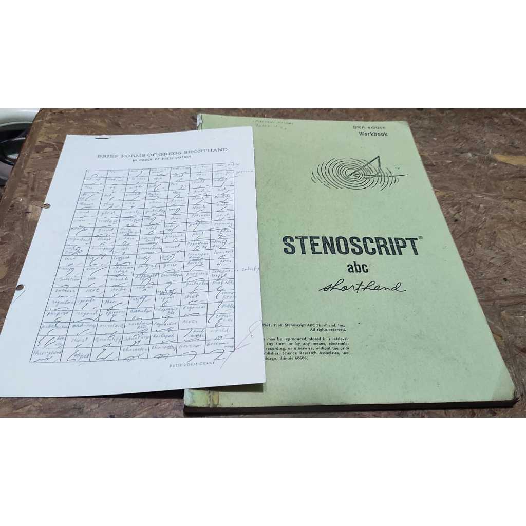 Jual Seken Modul Lawas Stenoscript abc Shorthand | Shopee Indonesia