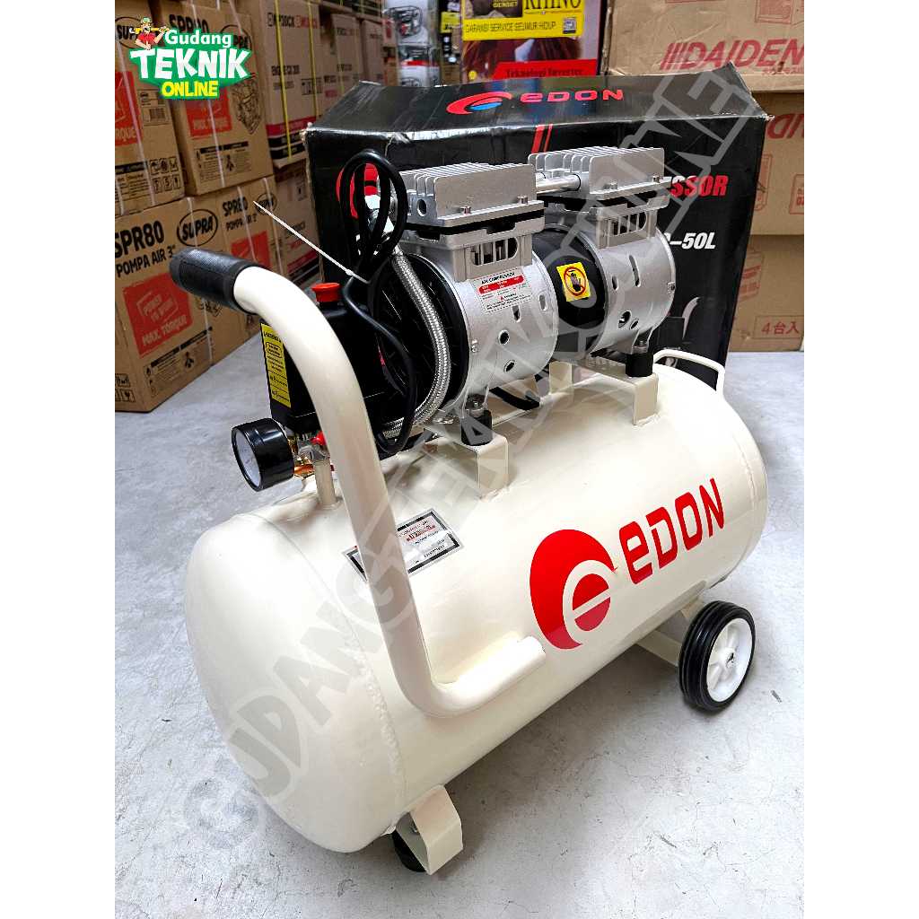 Jual Kompresor Angin OILESS 50L EDON ED550-50L LISTRIK / Kompresor ...