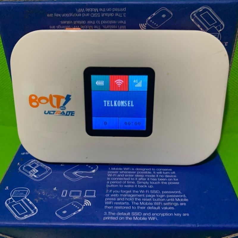 Mifi Modem Wifi 4G Bolt Aquila Slim Max Unlock 4G Tsel Byu Smartfren LTE B40'2300Mhz