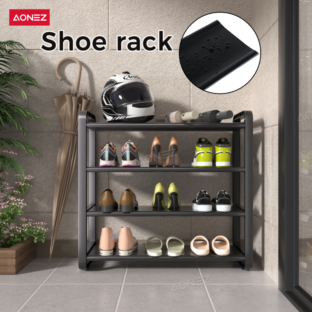 Jual AONEZ Rak Sepatu 4 Susun Minimalis Rak Sepatu Diafragma Rak sepatu ...