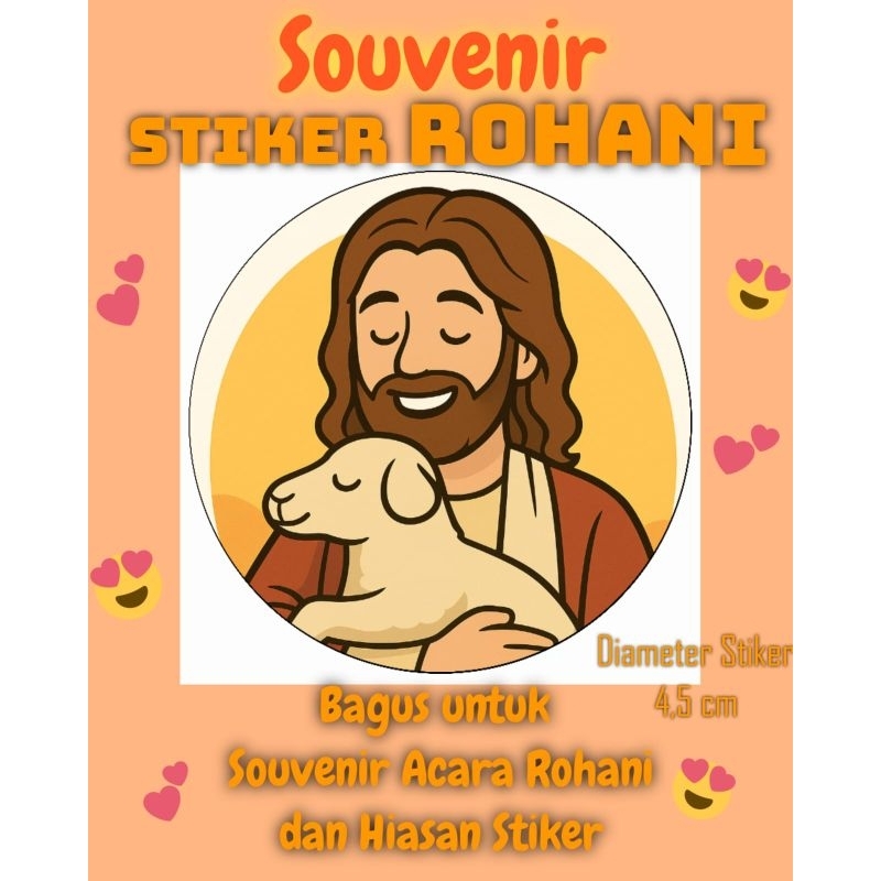 Jual Stiker Rohani / Stiker Tuhan Yesus dan Domba | Shopee Indonesia