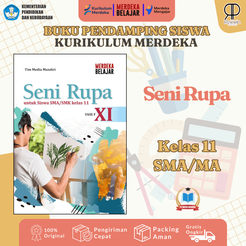 Jual Buku Siswa SENI RUPA Kelas 11 SMA/SMK Kurikulum Merdeka | Shopee ...