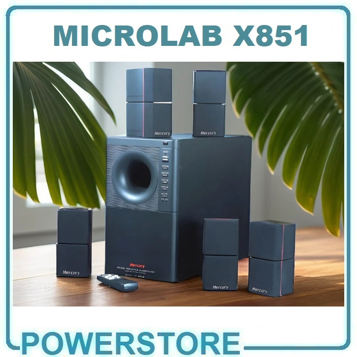 Jual Microlab X851 5.1 Surround Multimedia Speaker Komputer PC | Shopee ...