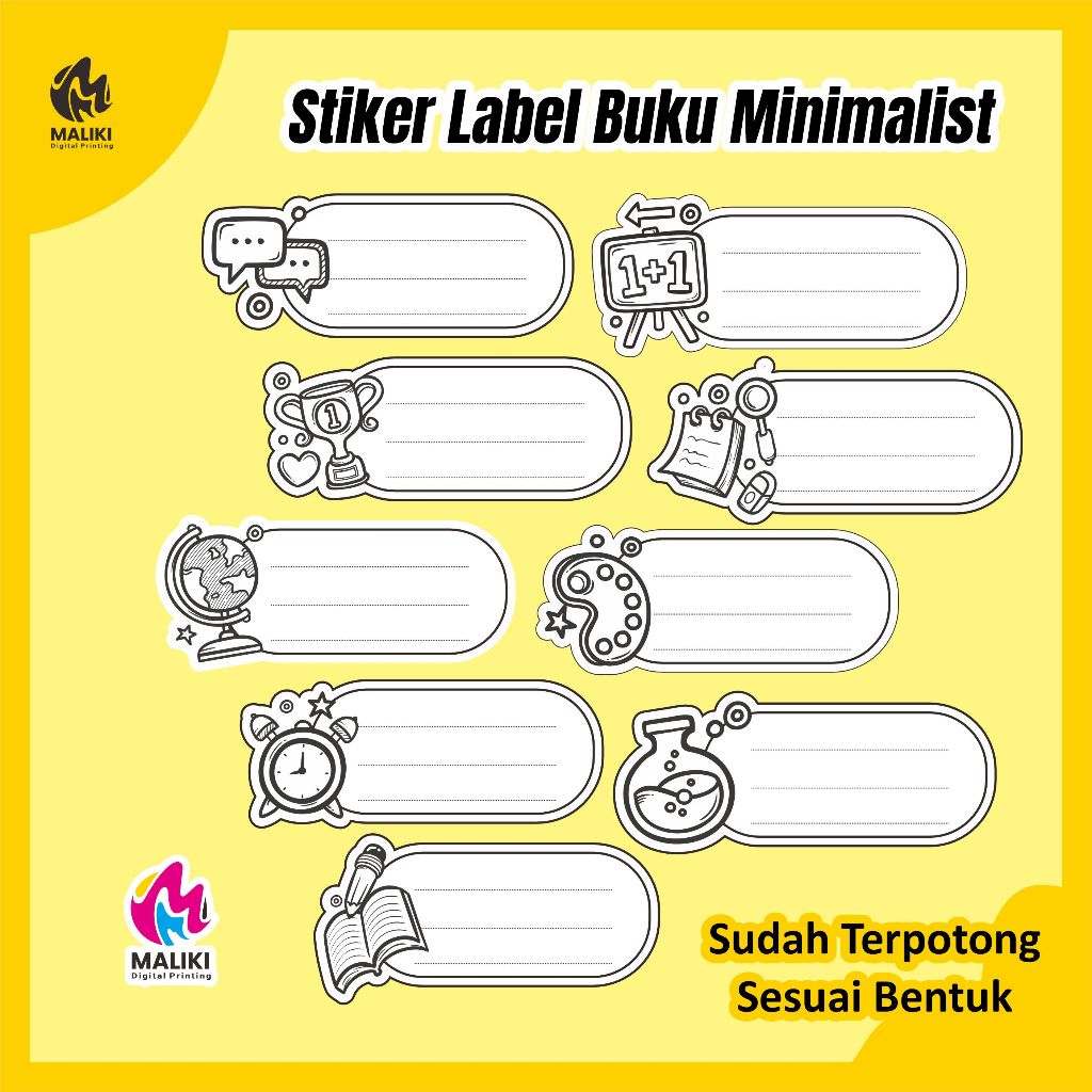 Jual Label Nama Stylist Minimalis – Pack Isi 30 pcs | Shopee Indonesia