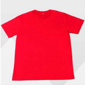 Kaos Polos Katun Atasan Dewasa Wanita Pria Lengan Pendek T Shirt