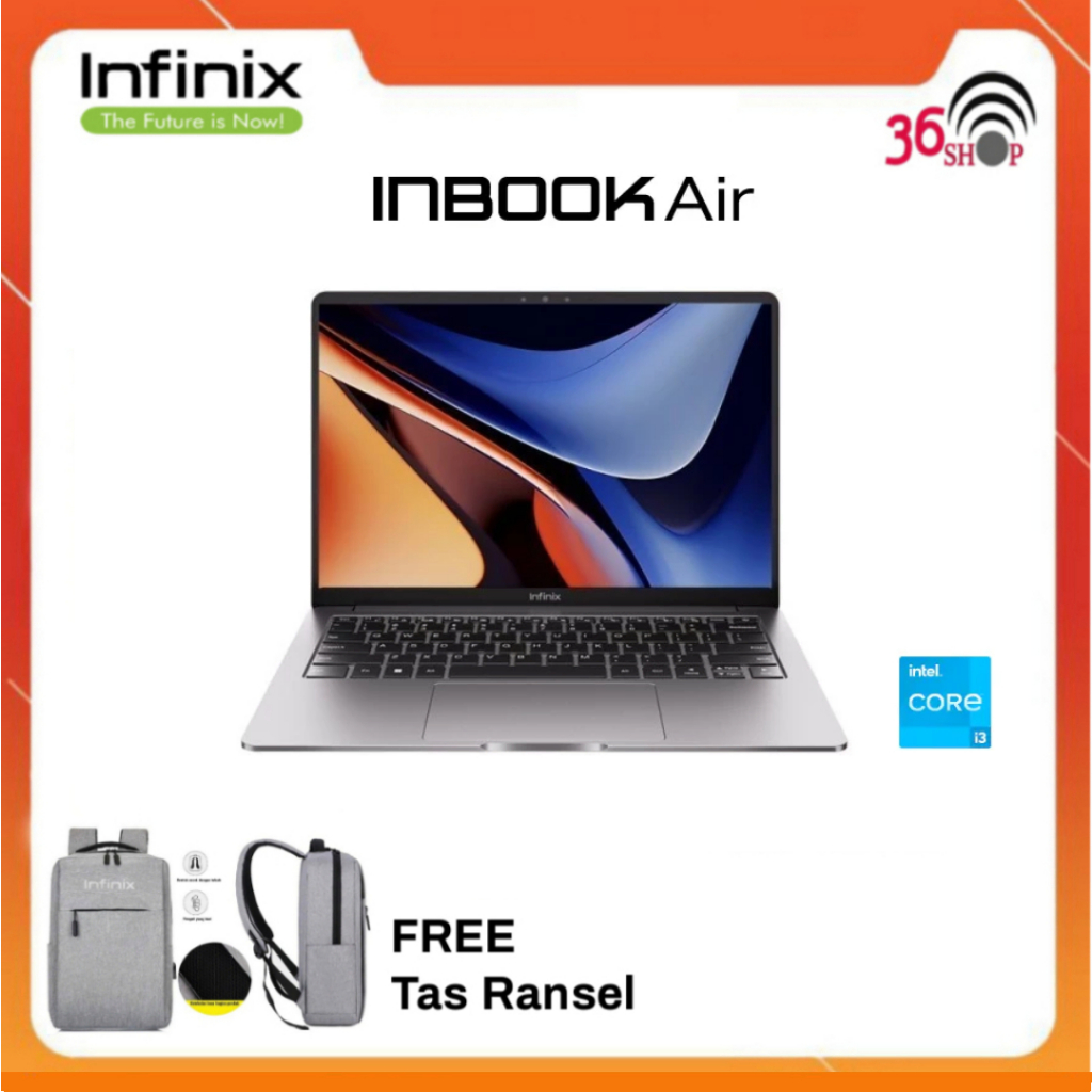 Jual Infinix Inbook Air XL442 14 Notebook Infinix - Grey [ i3 | 8/256GB ...
