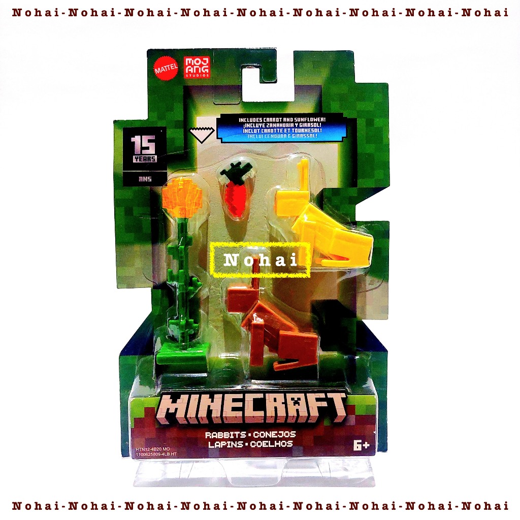 Jual Mattel Minecraft Action Figure & Accessories Rabbits 3.25-inch ...