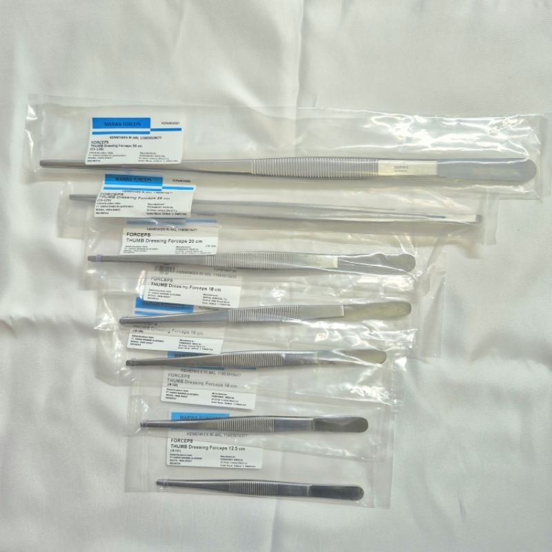 Jual Pinset Anatomi Medis 12.5cm 14cm 16cm 18cm 20cm 25cm 30cm Pinset ...