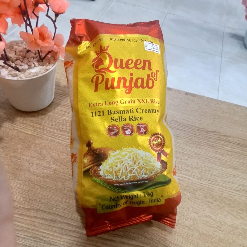 Jual Beras Basmati | Beras India Pakistan | Queen of Punjab | Shopee ...