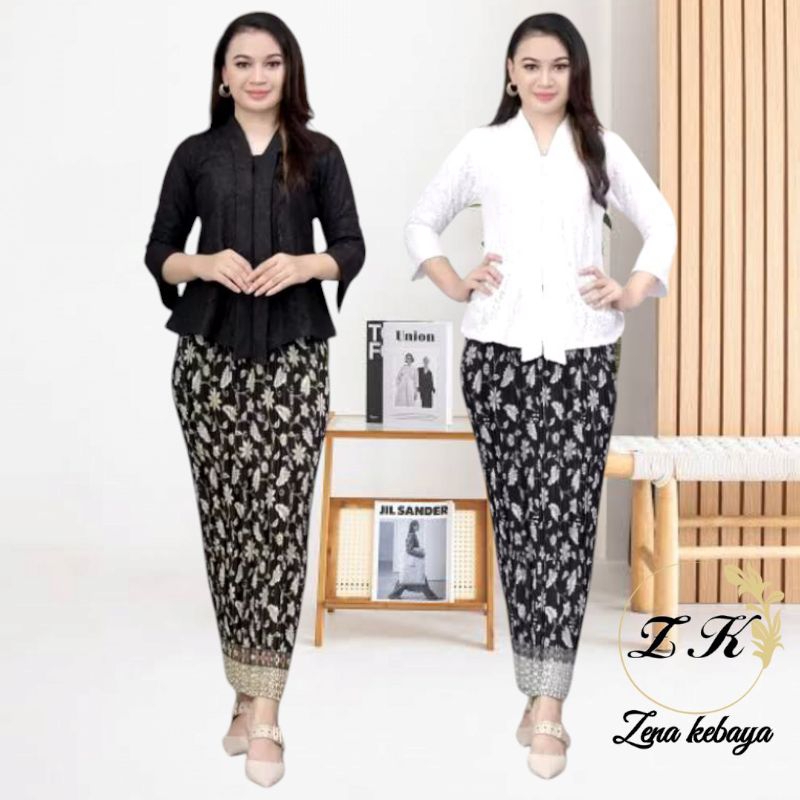 Jual Kebaya Floy Kartini Set Rok Prisket Kebaya Brokat Modern Kebaya ...
