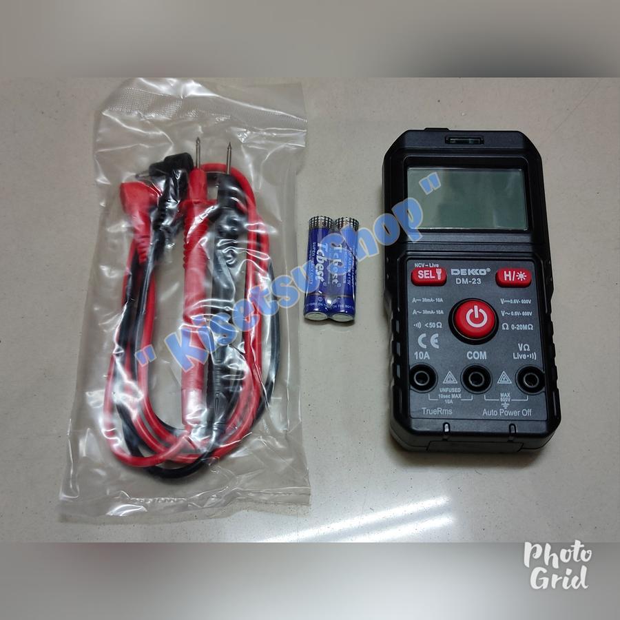 Jual SMART DIGITAL MUTIMETER/ TESTER / AVOMETER DEKKO DM-23 ...