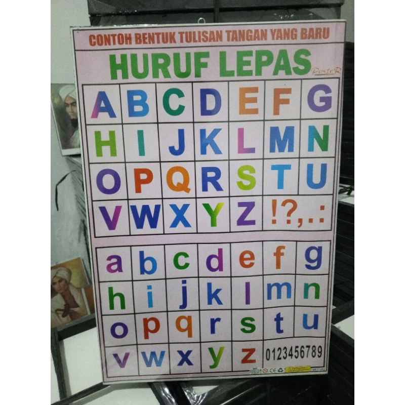 Jual POSTER BINGKAI HURUF LEPAS | Shopee Indonesia