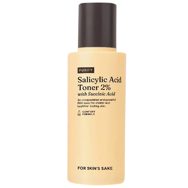 For Skin's Sake Salicylic Acid Toner 2% with Succinic Acid 100ml - Astarani Glow ビューティーケア