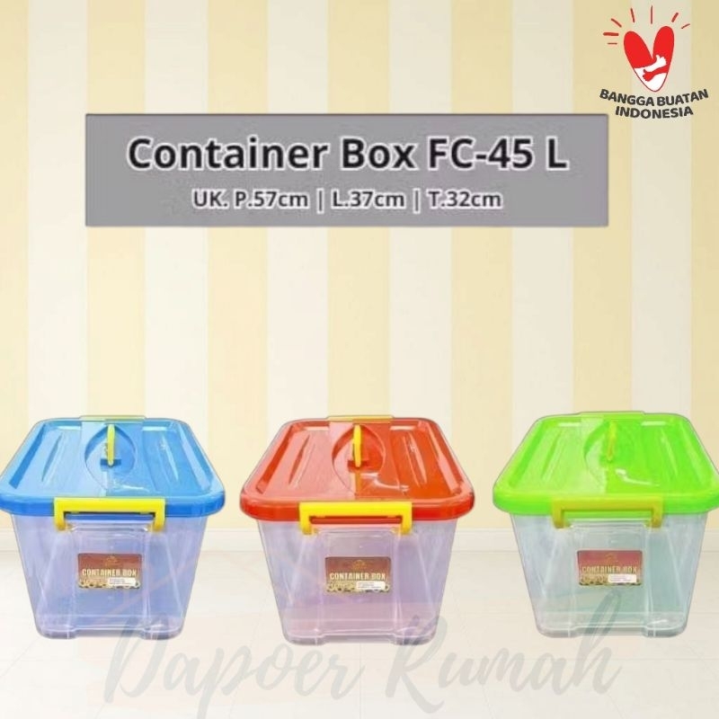 Jual Container Box 45 Liter Roda GoldenOx FC 45 L 100% Ori BPA FREE ...