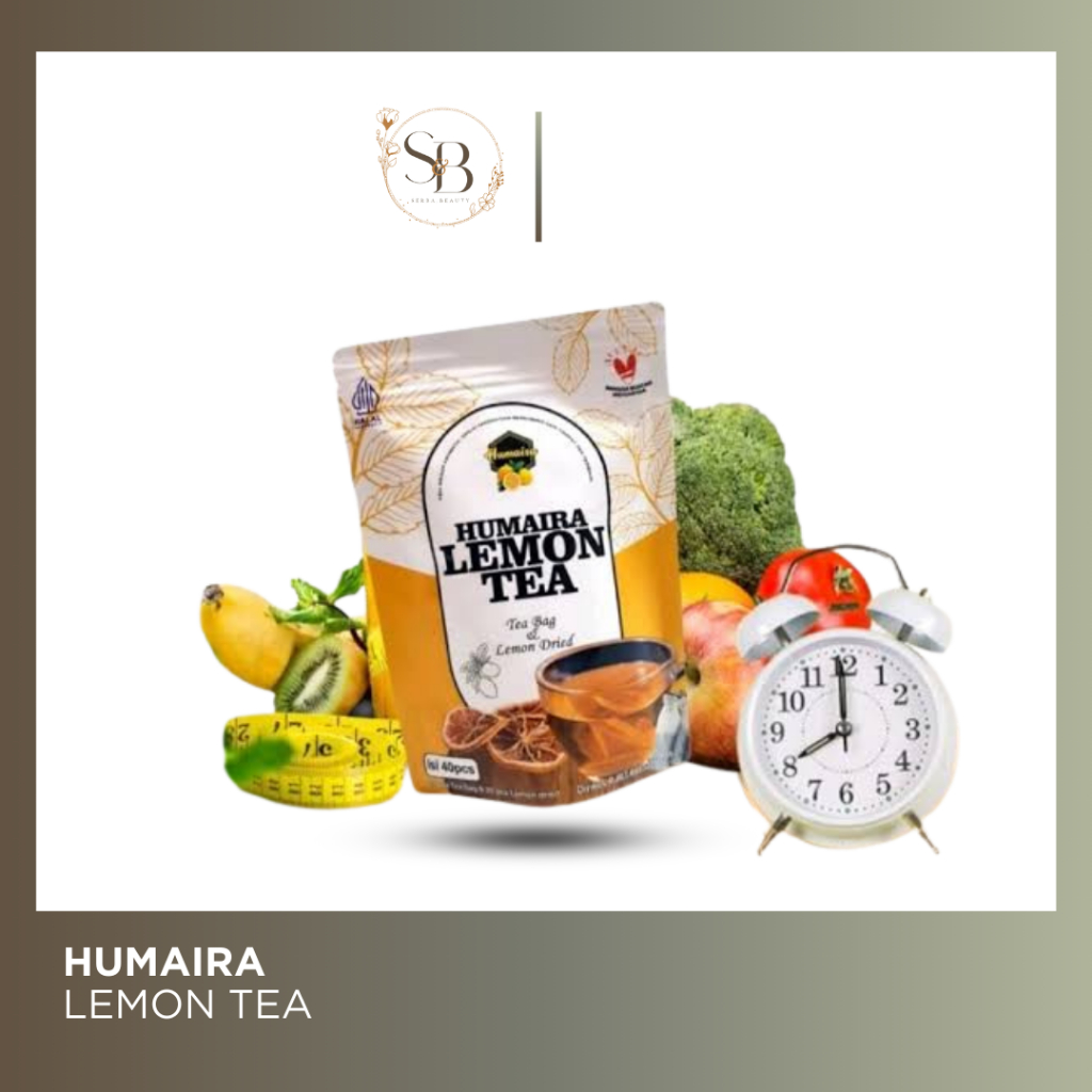 Jual humaira lemon tea - teh pelangsing - teh hijau lemon kering ...