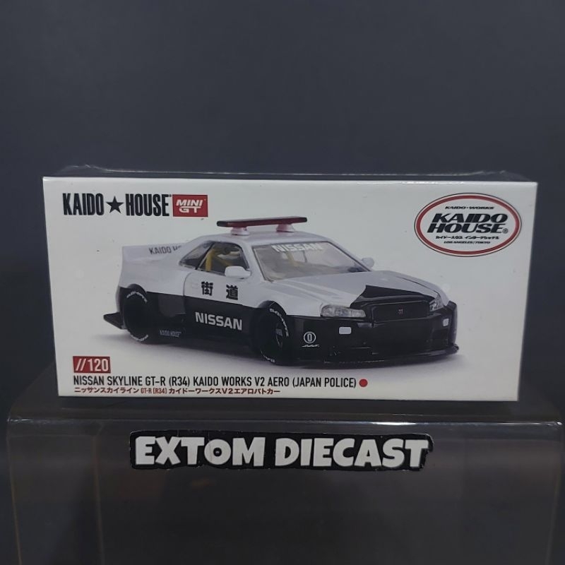 Jual Kaido House Nissan Skyline GTR R34 Police | Shopee Indonesia