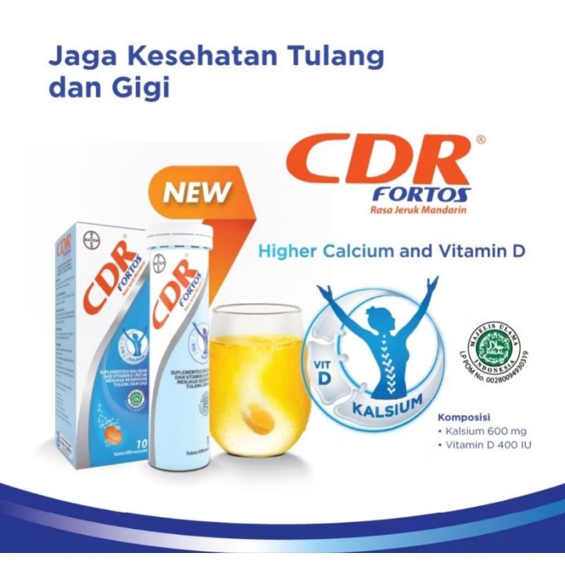 Jual CDR FORTOZ isi 10 Suplemen Kepadatan Tulang dan Gigi Cegah ...