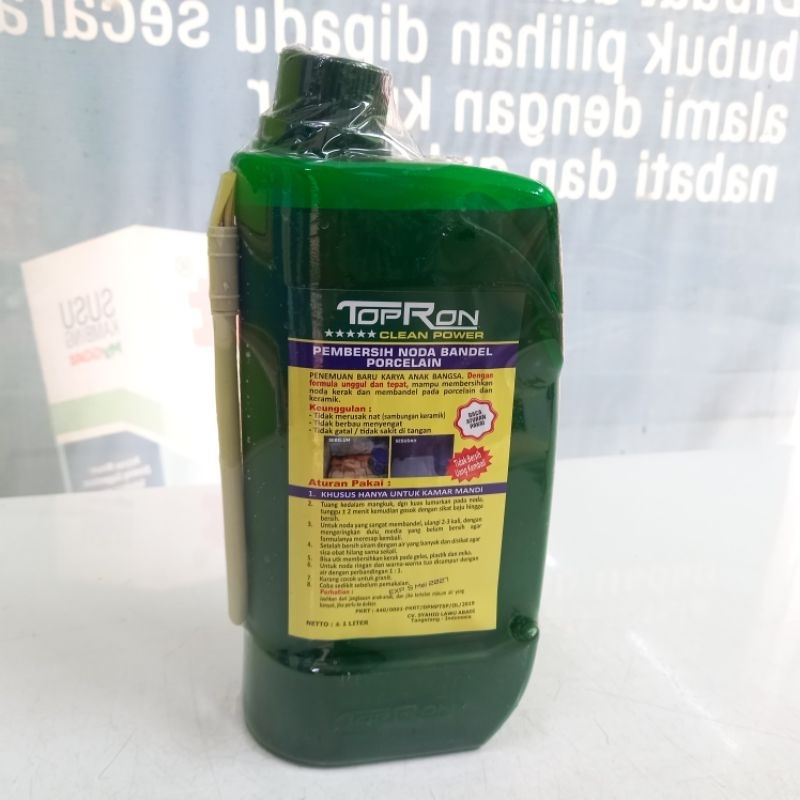 Jual TOPRON CLEAN POWER 1 liter Pembersih Keramik dan Porcelain 100% ...
