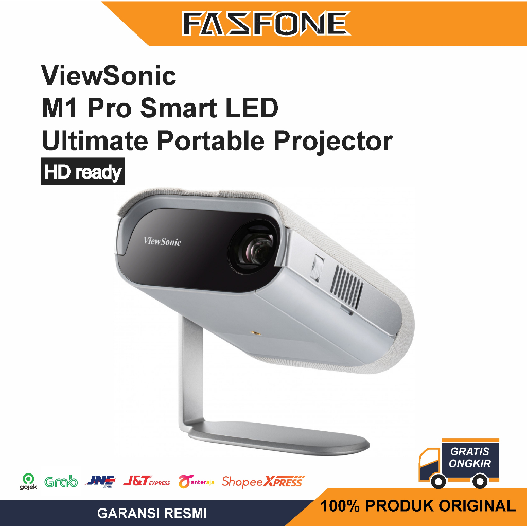 Jual ViewSonic M1 Pro Smart LED Ultimate Portable Proyektor Garansi ...
