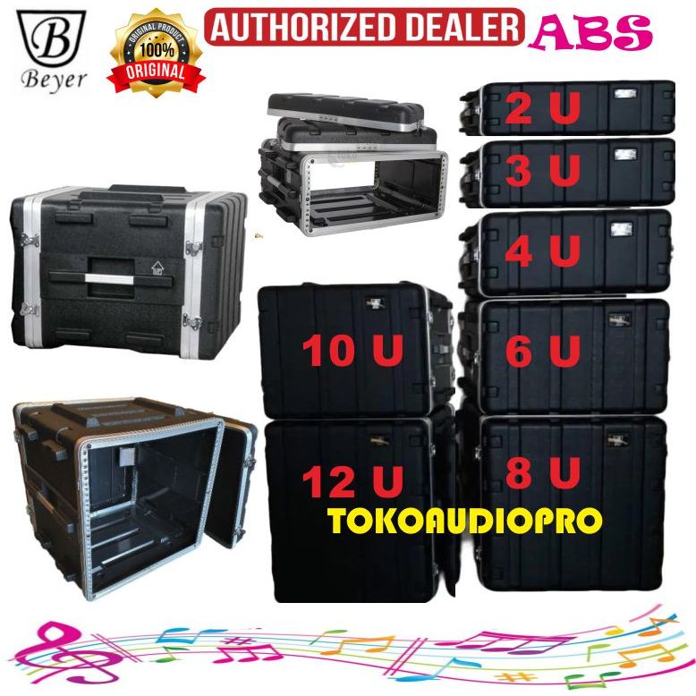 Jual Hardcase ABS Rack Cases 19 Inch 12U Beyer 2U / 3U / 4U / 6U / 8U ...
