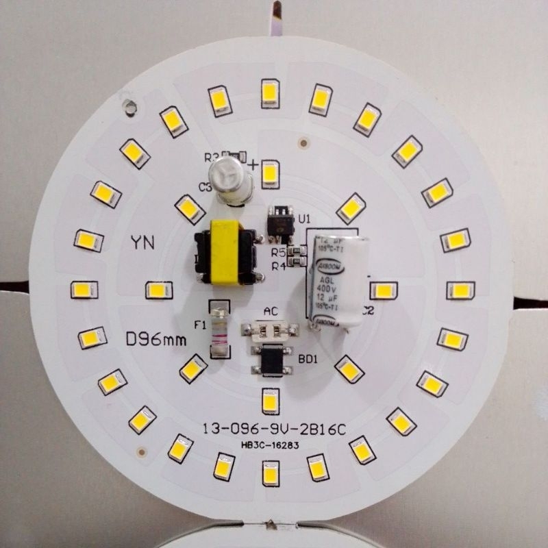 Jual PCB LED AC hitam transparan 20 30 40 50 60 w | Shopee Indonesia