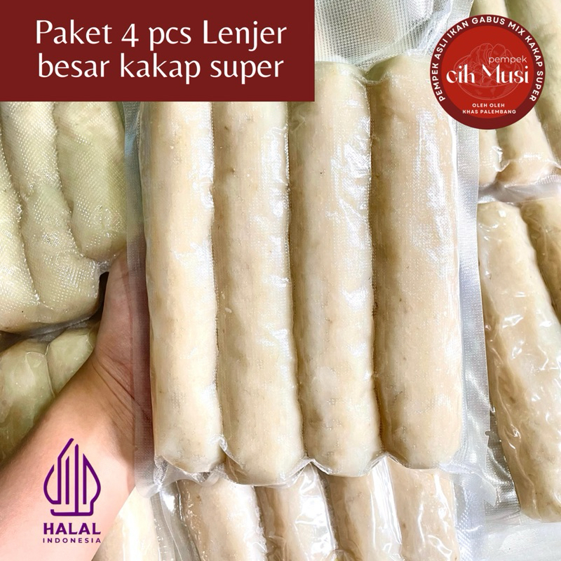 Jual Pempek Cik Musi - Pempek Lenjer Besar 4 pcs + cuko 250 ml khas ...