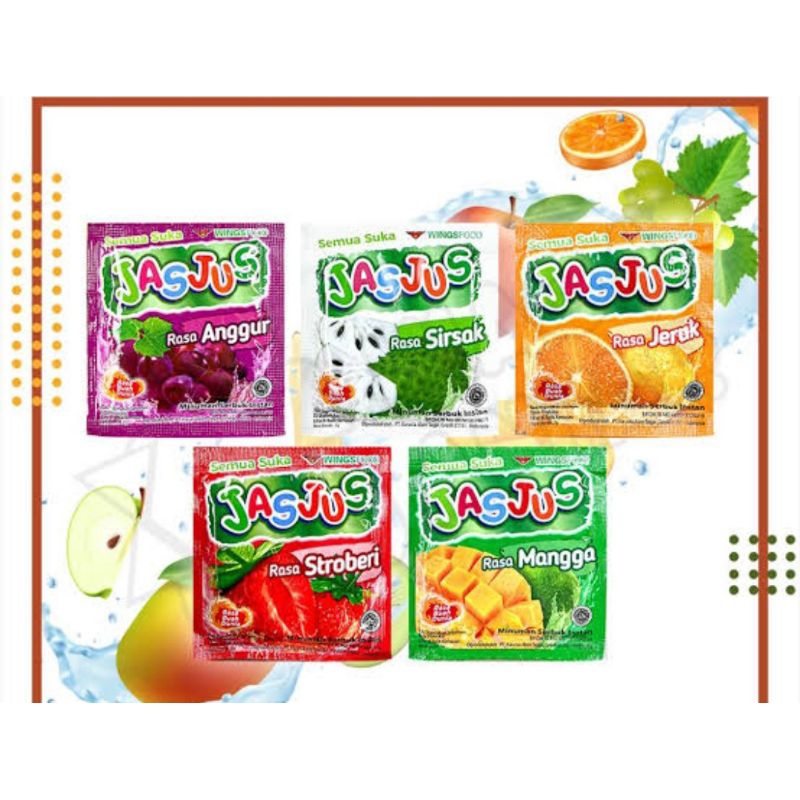 Jual JAS JUS ALL VARIAN RASA/JASJUS MINUMAN RENTENG SEMUA RASA | Shopee ...