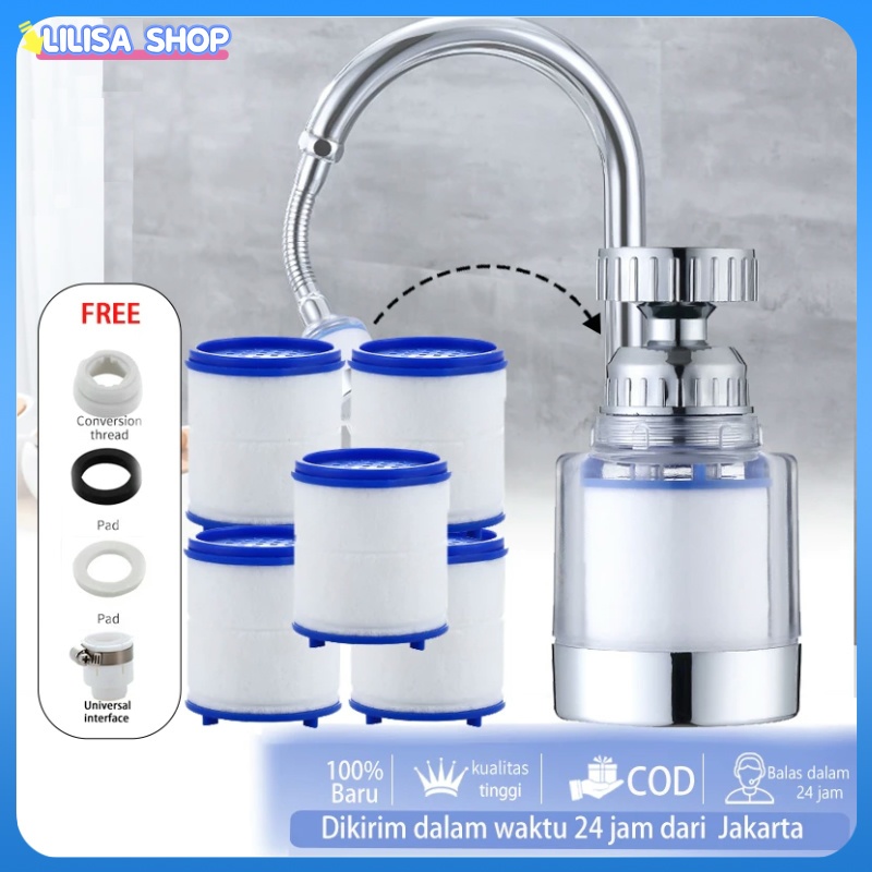 Jual Sambungan Kran Air + Saringan - Pemurni Air Kran - Filter Refill