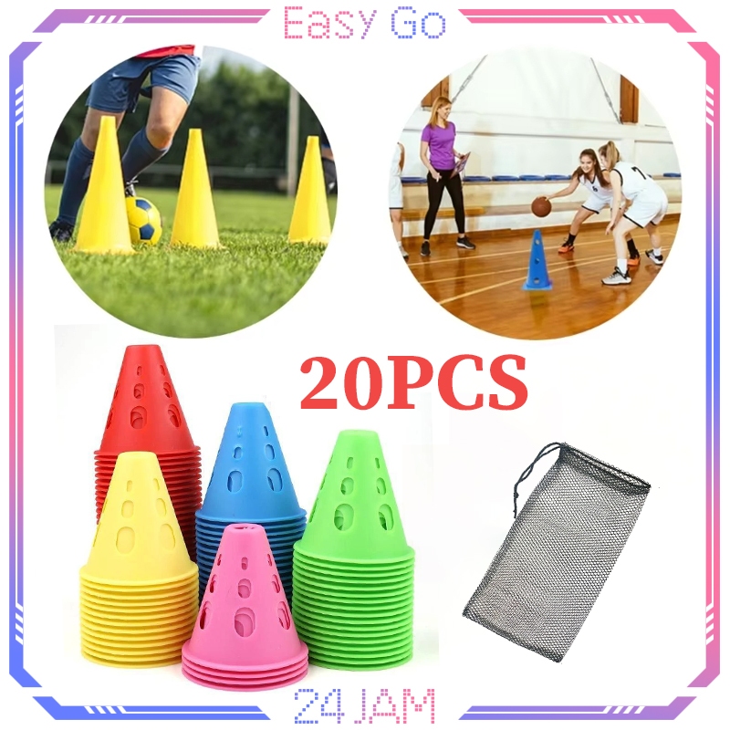 Jual 10/20pcs Cone Sepatu Roda Warna Kerucut Marker Cone Sepatu Roda ...