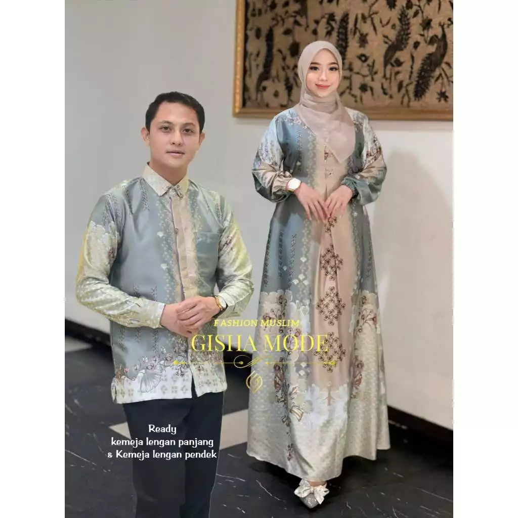 Couple Gamis Medinna Silk Premium