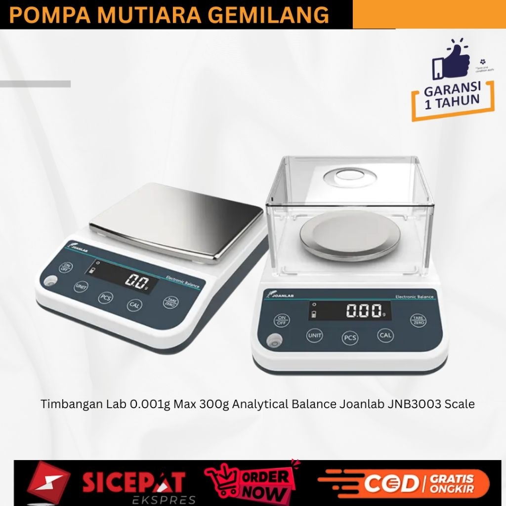 Jual Timbangan Lab 0.001g Max 300g Analytical Balance Joanlab JNB3003 ...