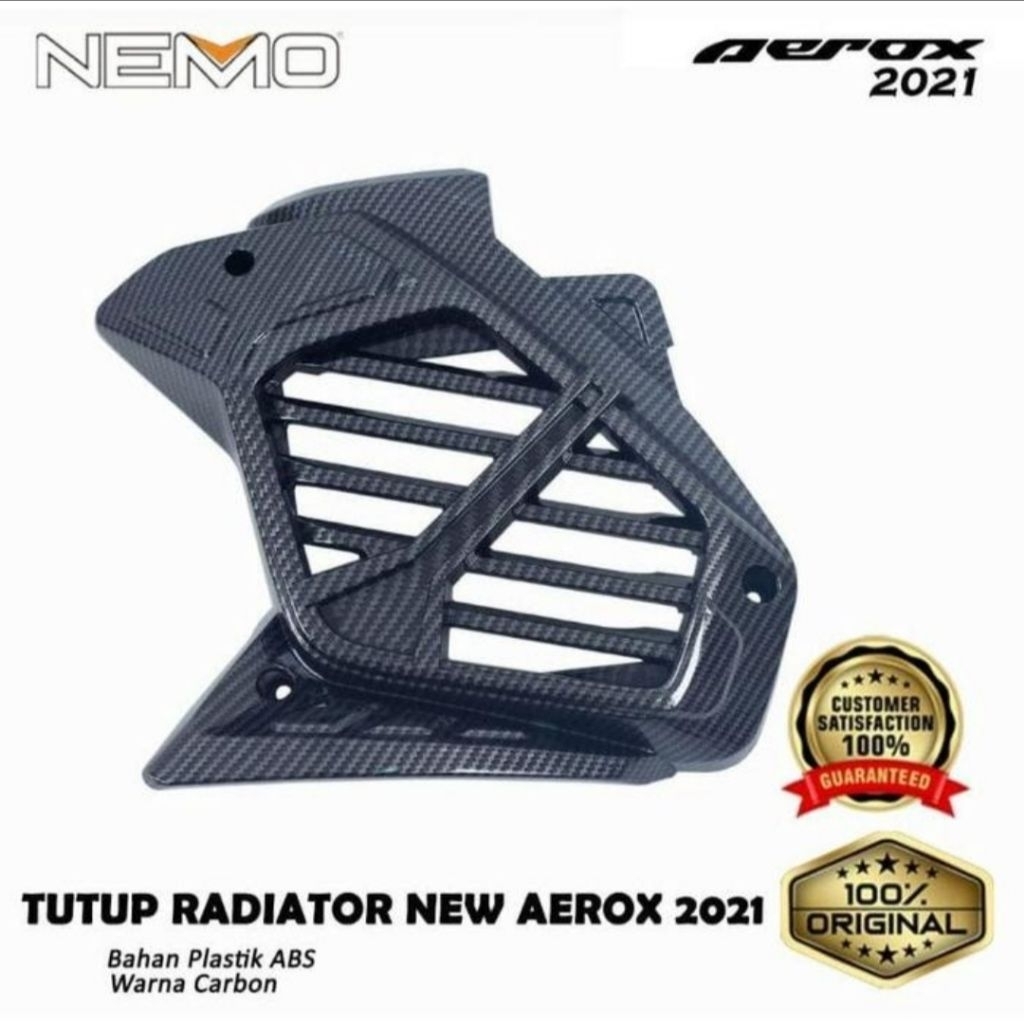 Jual Cover Tutup Radiator Yamaha Aerox New Connected Aerox Alpha Aerox ...