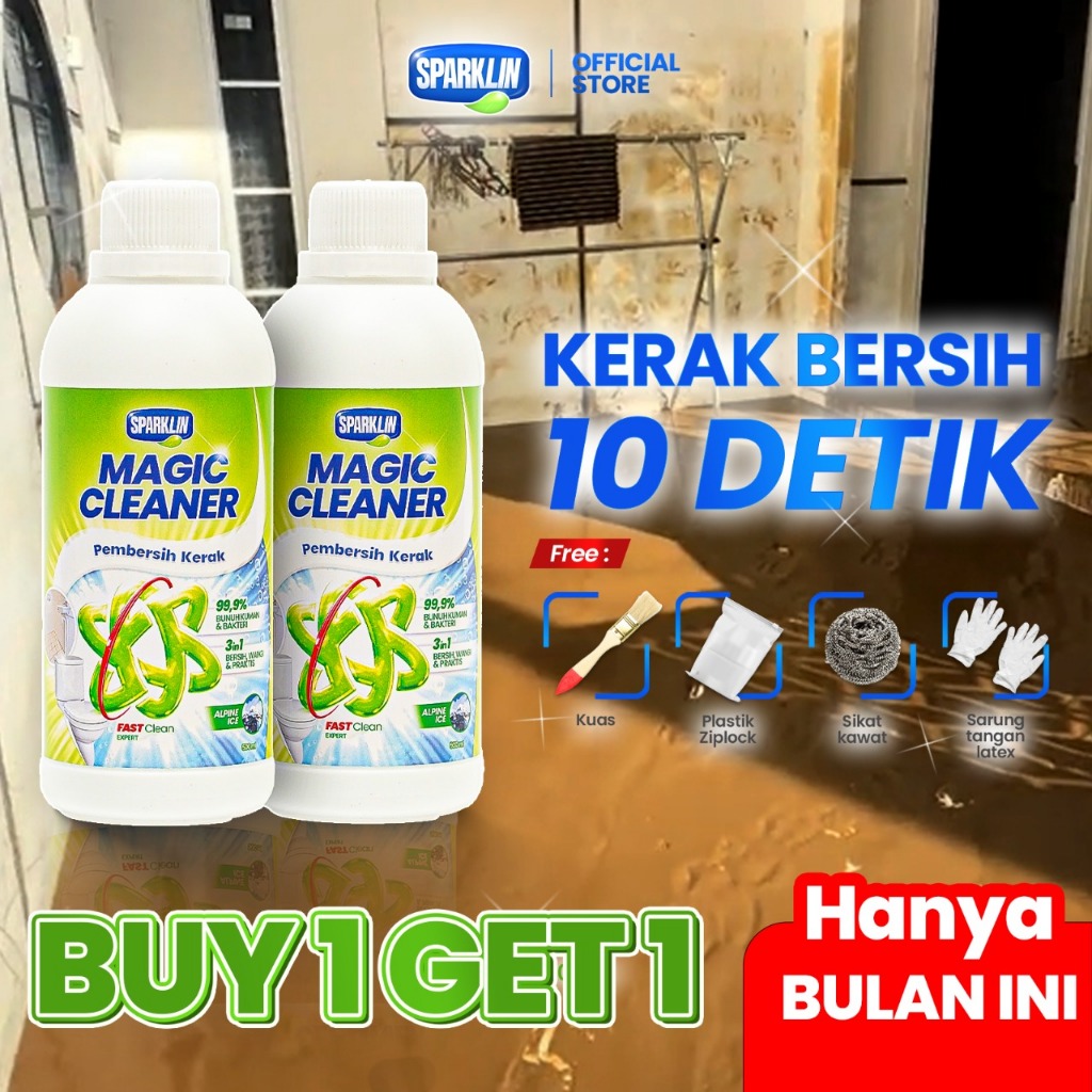 Jual [BUY 1 GET 1 FREE] Magic Cleaner Pembersih Kerak Pembersih Kerak ...