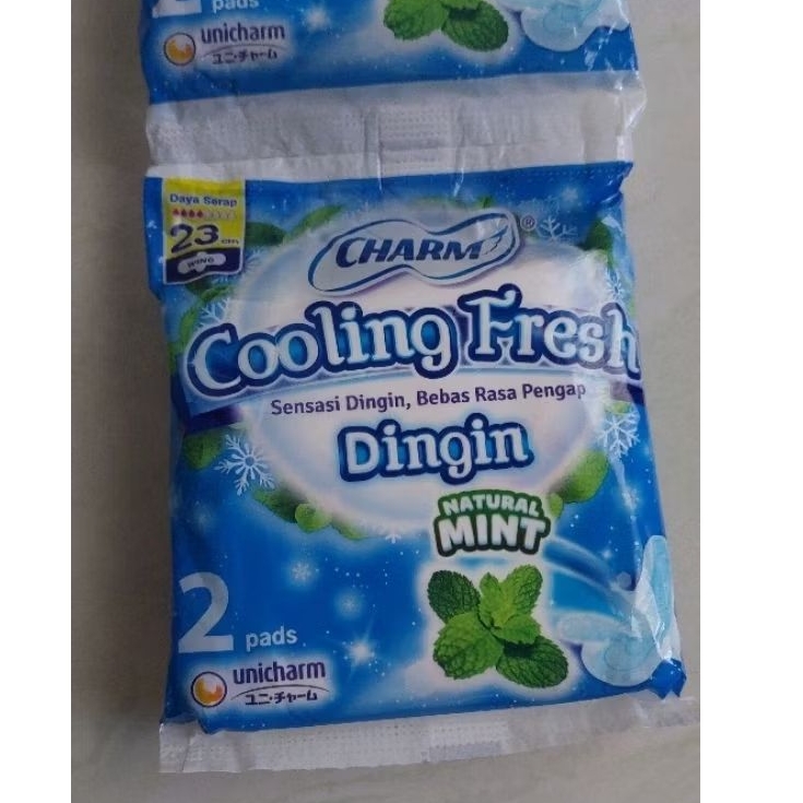 Jual Charm Cooling Fresh Pembalut Renceng Isi 2 | Shopee Indonesia