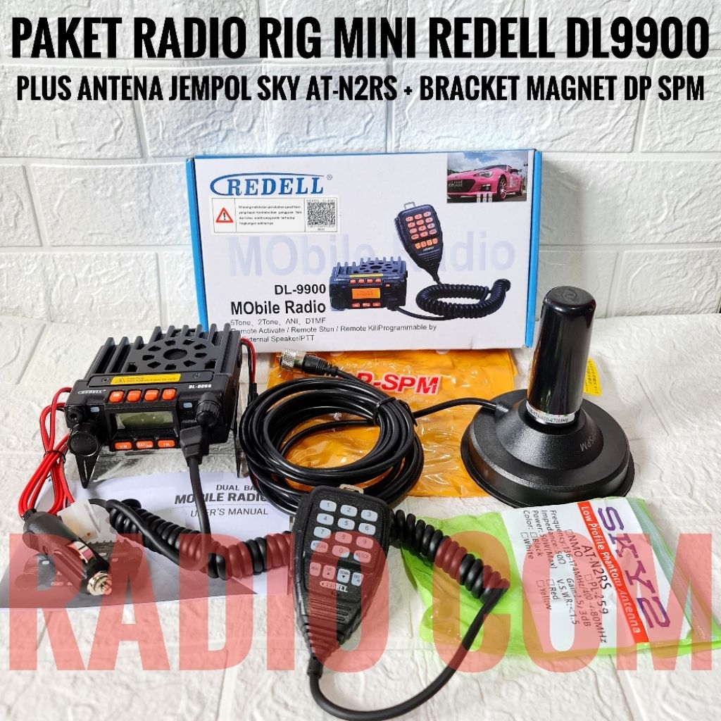 Jual RADIO RIG MINI DUALBAND WEIRCOM WR9800 WEIRWEI UV9800 PLUS ANTENA ...