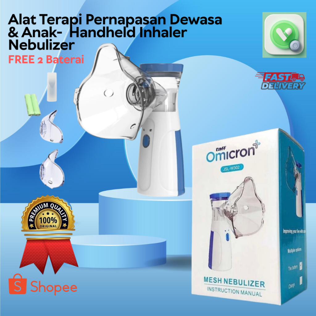 Jual Nebulizer Alat Uap Bantu Pernafasan Asma Inhalasi Nebulizer ...
