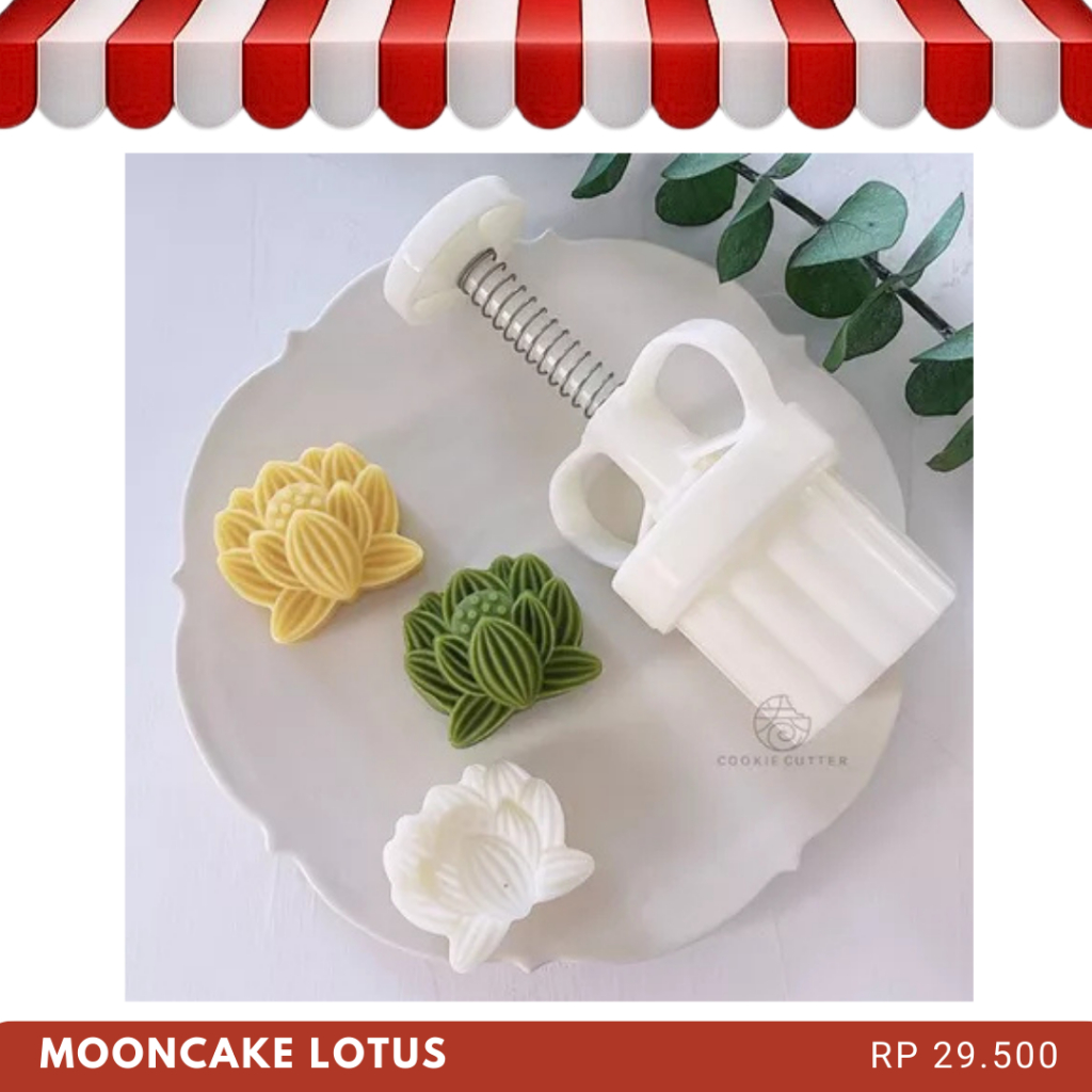 Jual Cetakan Nastar Kue Bulan Mooncake Cetakan Kue Kering Bentuk Bunga ...