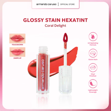 Armando Caruso Glossy Stain Hexa Tint Lip Tint